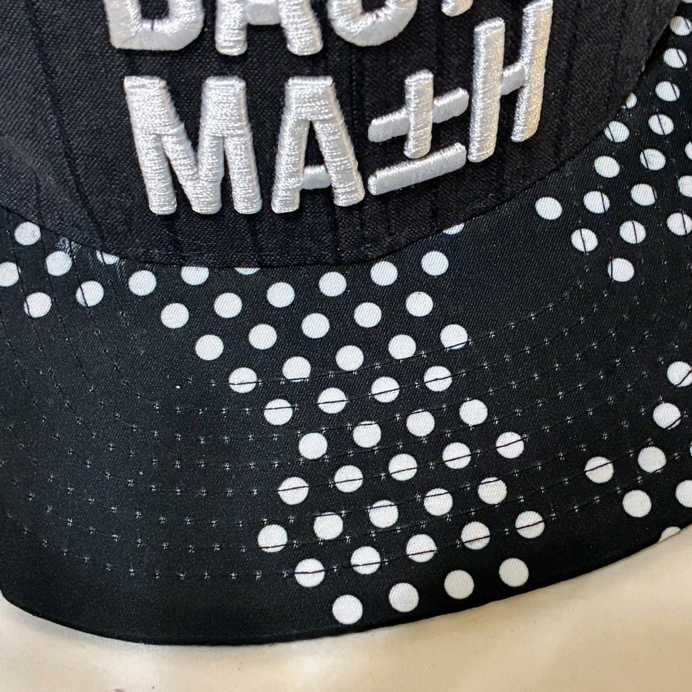 Basic Math black snapback baseball cap hat 3.14 p… - image 9
